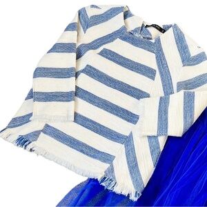 Zara Long Sleeve Poncho Sweater